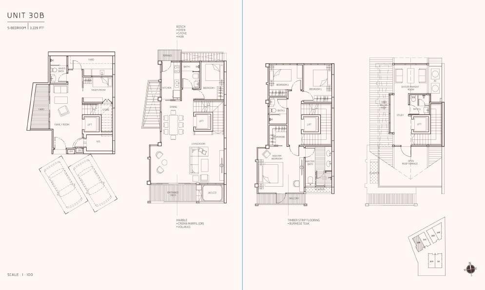 ALIAS VILLAS  For Sale, $4,570,000, 5 Bed 5 Bath 3,229 sqft $1,415.00 psf