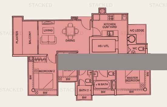 Celestia Apartment For Sale, $1,738,000, 3 Bed 3 Bath 1,033 sqft $1,682.00 psf