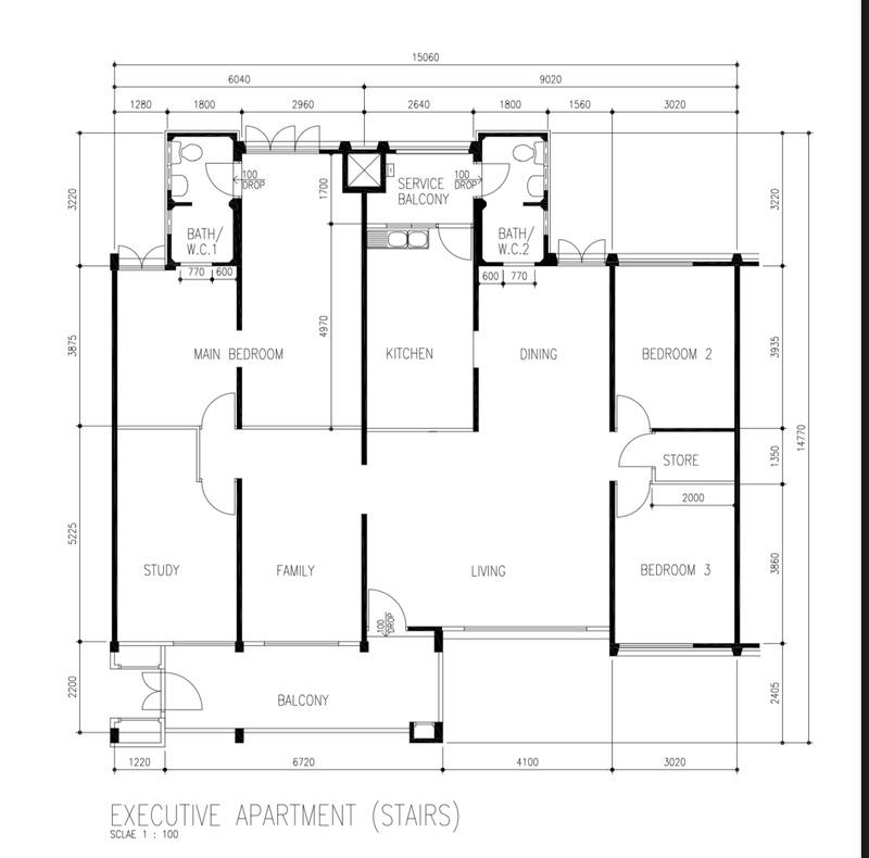 818 Woodlands Street 82 HDB Apartment For Sale, $1,200,000, 4 Bed 2 Bath 1,905 sqft $630.00 psf