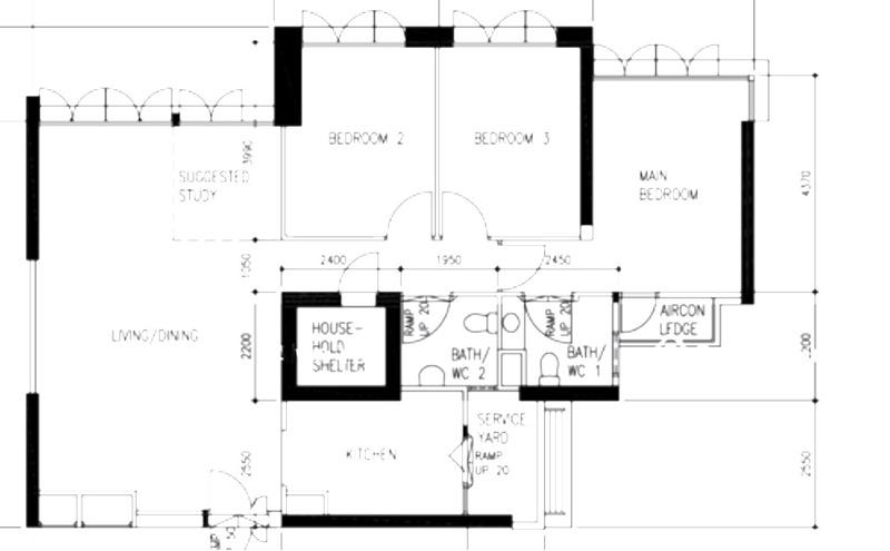 23 Ghim Moh Link HDB Apartment For Sale, $1,400,000, 3 Bed 2 Bath 1,216 sqft $1,151.00 psf