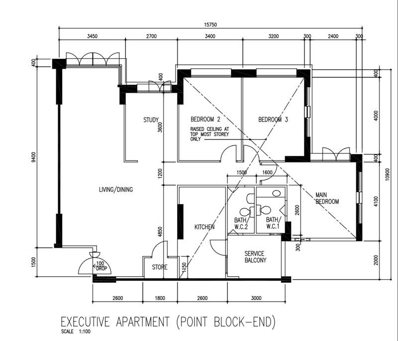 285A Toh Guan Road HDB Apartment For Sale, $1,088,888, 3 Bed 2 Bath 1,539 sqft $708.00 psf