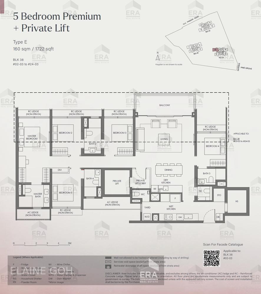 Developer Sale- 5 Room Premium Pte Lift 1km Henry Park Pri & Dover Mrt