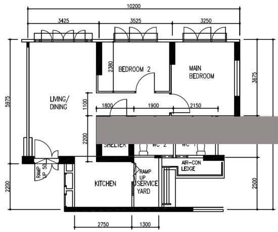 211B Compassvale Lane HDB Apartment For Sale, $539,999, 3 Bed 2 Bath 732 sqft $738.00 psf