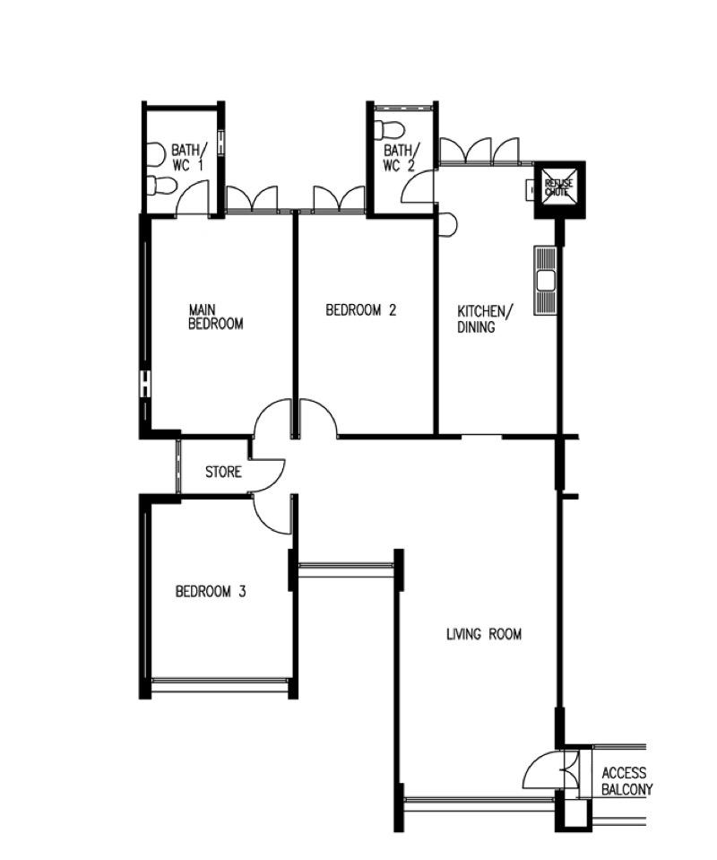 HDB Apartment for Sale: Yishun, D27, 760861