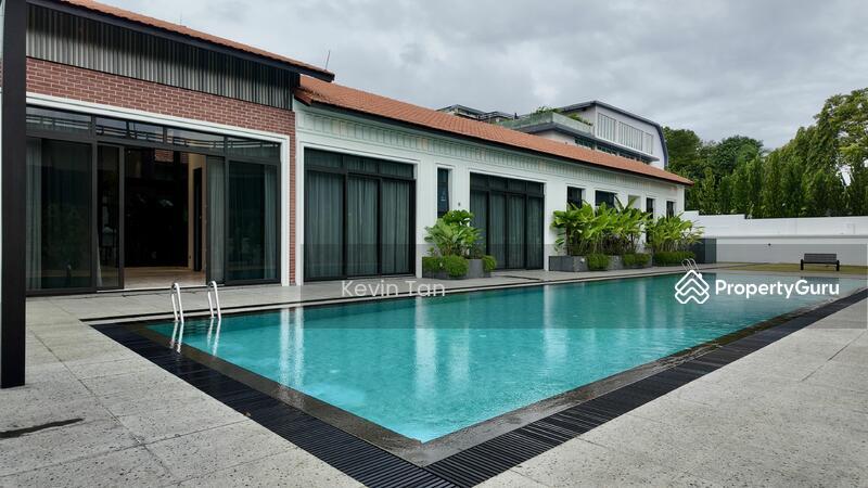 Prop-GPT: Bungalow: D11  LANDED7772@ GCBA Rebuilt Bungalow with Huge Land Size and Swimming Pool