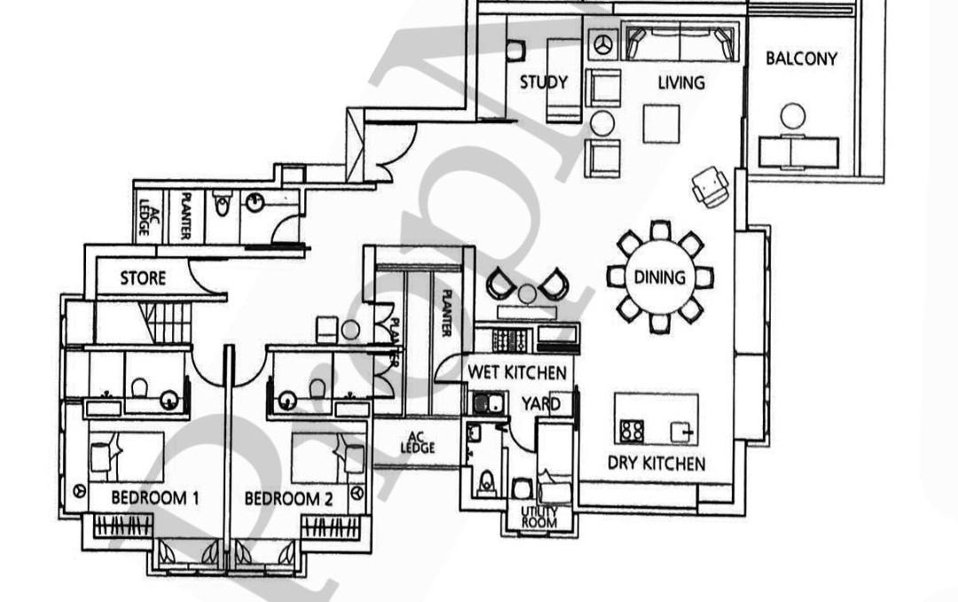 Newton Suites Apartment For Sale, $8,500,000, 4 Bed 4 Bath 4,865 sqft $1,747.00 psf