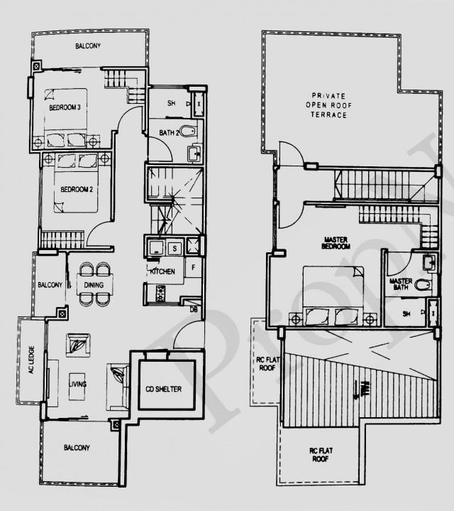 Meridian 38 Apartment For Sale, $2,500,000, 3 Bed 2 Bath 1,367 sqft $1,829.00 psf
