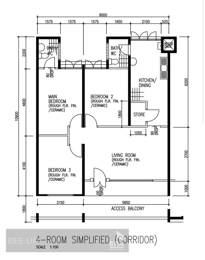 Renovated, High Floor. Extension Required. Within 1km to Maha Bodhi