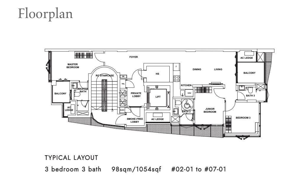 The GATZ Condominium For Sale, $1,988,000, 3 Bed 3 Bath 1,054 sqft $1,886.00 psf
