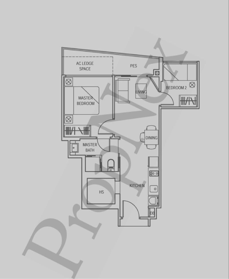 La Brisa Condominium For Sale, $999,000, 2 Bed 1 Bath 538 sqft $1,857.00 psf
