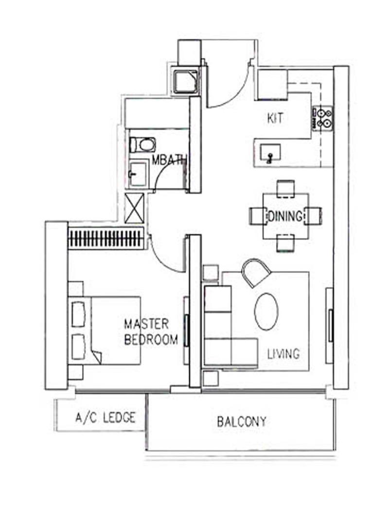 Marina Bay Residences Condominium For Sale, $1,788,000, 1 Bed 1 Bath 732 sqft $2,443.00 psf