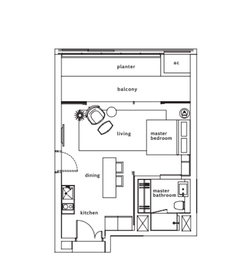 Oue Twin Peaks Condominium For Sale, $1,200,000, 1 Bed 1 Bath 571 sqft $2,102.00 psf