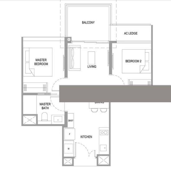 Verdale Condominium For Sale, $1,198,000, 2 Bed 1 Bath 614 sqft $1,951.00 psf