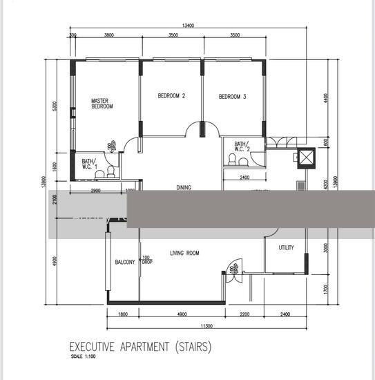 129 Pending Road HDB Apartment For Sale, $849,000, 3 Bed 2 Bath 1,550 sqft $548.00 psf