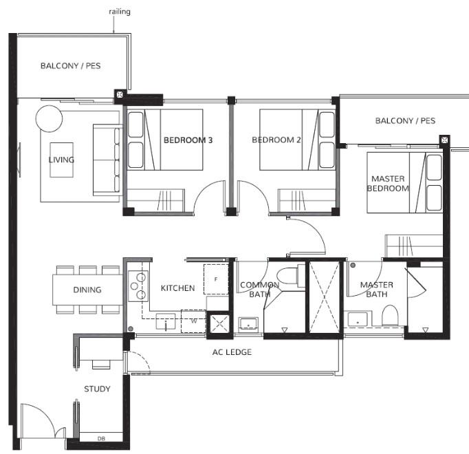 The Wisteria Condominium For Sale, $1,288,000, 3 Bed 2 Bath 969 sqft $1,329.00 psf
