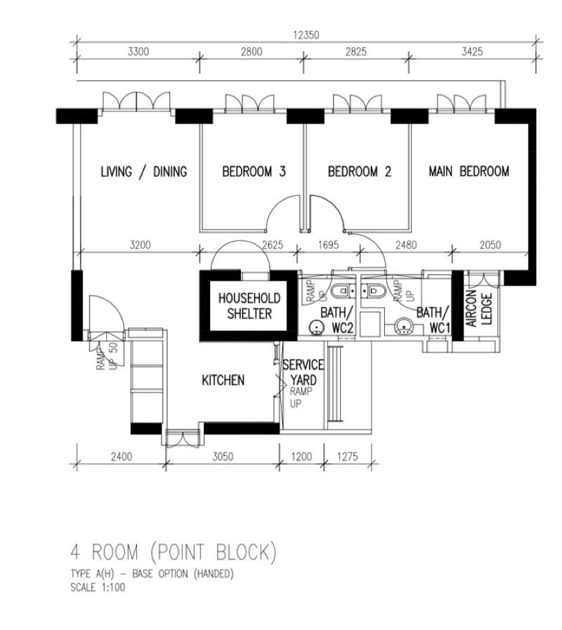 86 Dawson Road HDB Apartment For Sale, $1,200,000, 3 Bed 2 Bath 893 sqft $1,344.00 psf