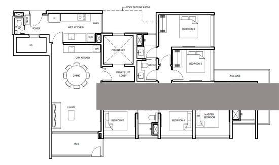 Starbuy 1km to Kong Hwa, luxurious living for large families Condominium For Sale, $3,980,000, 5 Bed 5 Bath 1,690 sqft $2,355.00 psf