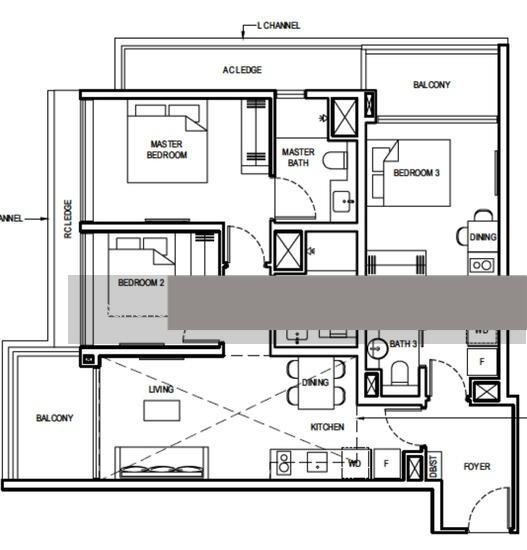 TOP Soon, up to $100k discounts, 1km to Kong Hwa & TKPS Condominium For Sale, $2,576,000, 3 Bed 3 Bath 1,044 sqft $2,467.00 psf