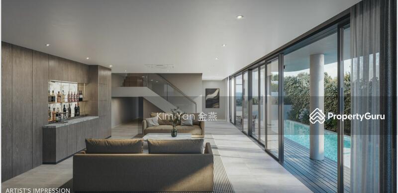 Brand new & freehold bungalow, 4 levels with Lift, swimming Pool, wide frontage to Park 4 cars