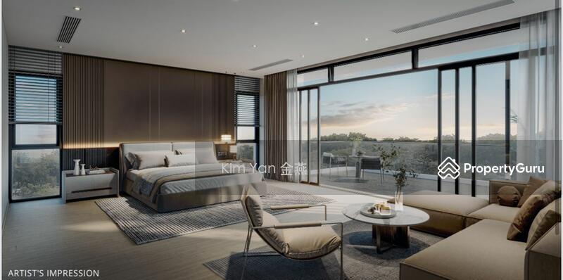 Brand new & freehold bungalow, 4 levels with Lift, swimming Pool, wide frontage to Park 4 cars