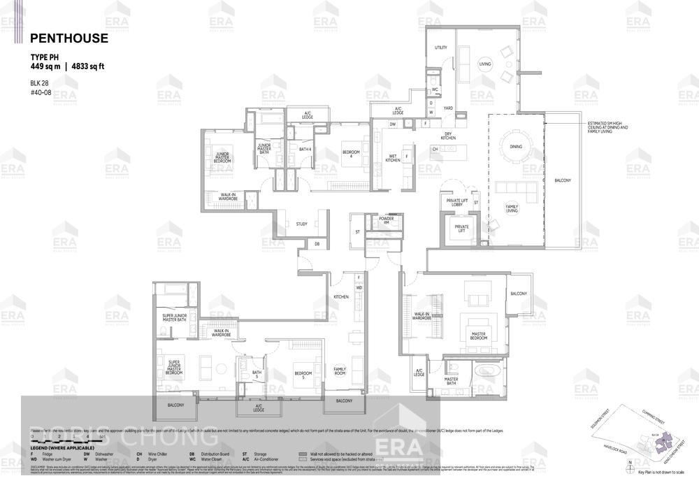 Brand New Luxurious Penthouse on the 40th Floor for Sale