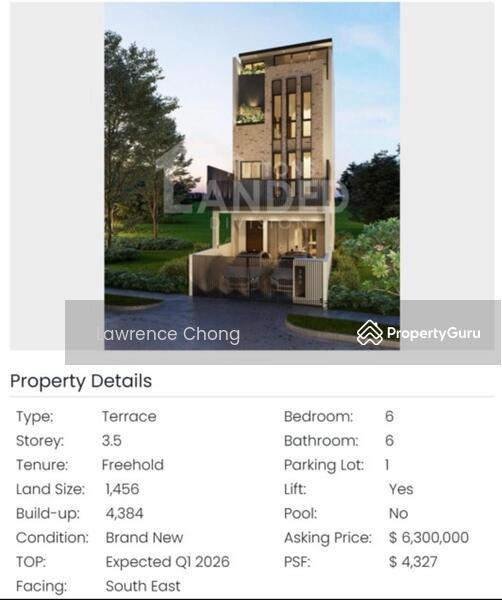 Joo Chiat Road Terrace | D15 Joo Chiat | Prop-GPT the AI-Powered Property Guru