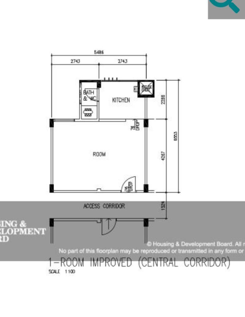 7 Telok Blangah Crescent HDB Apartment For Sale, $338,888, 1 Bed 1 Bath 333 sqft $1,018.00 psf