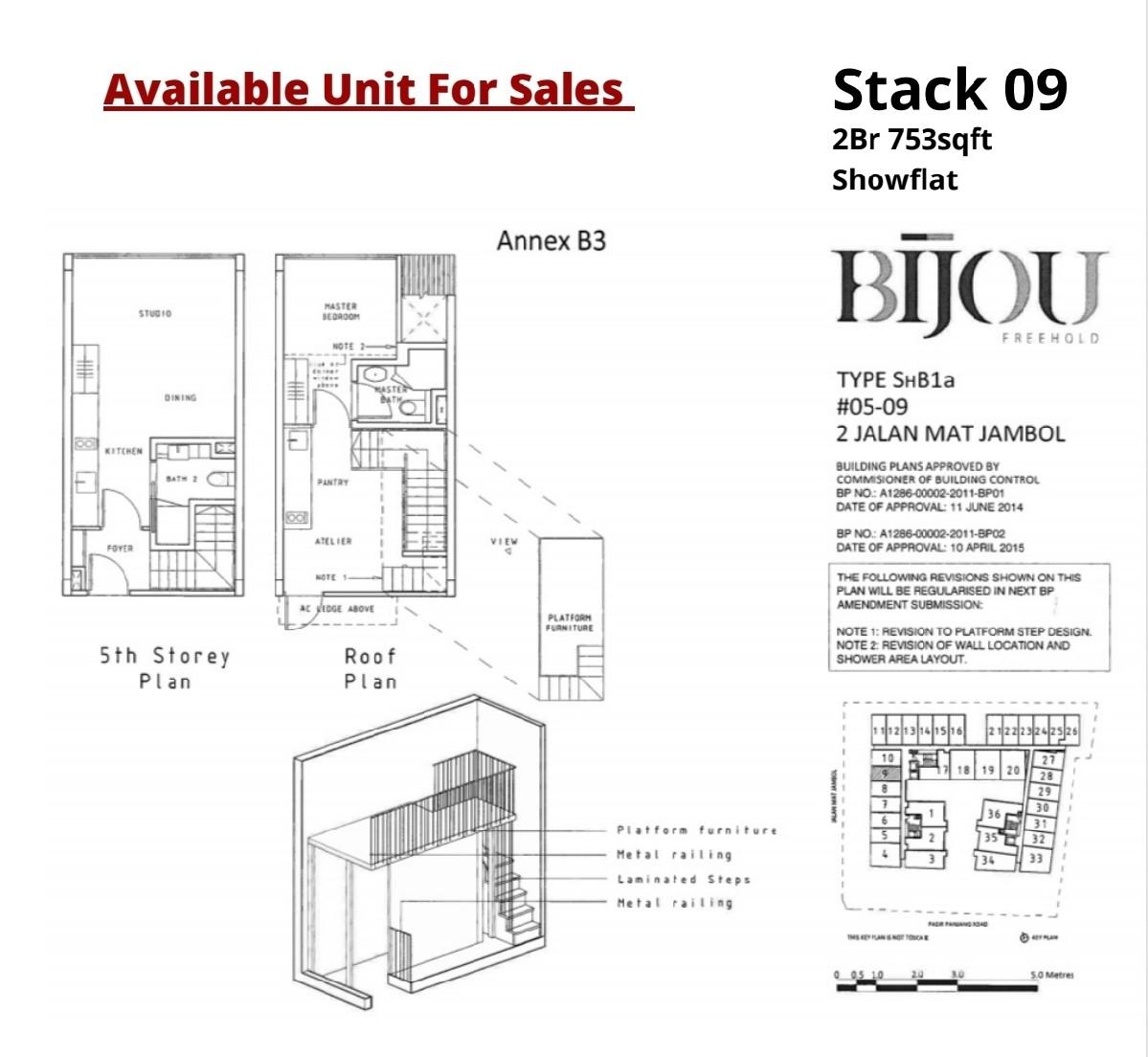 Bijou Condominium For Sale, $1,939,460, 2 Bed 2 Bath 753 sqft $2,576.00 psf