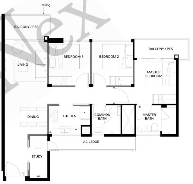 The Wisteria Condominium For Sale, $1,280,000, 3 Bed 2 Bath 969 sqft $1,321.00 psf