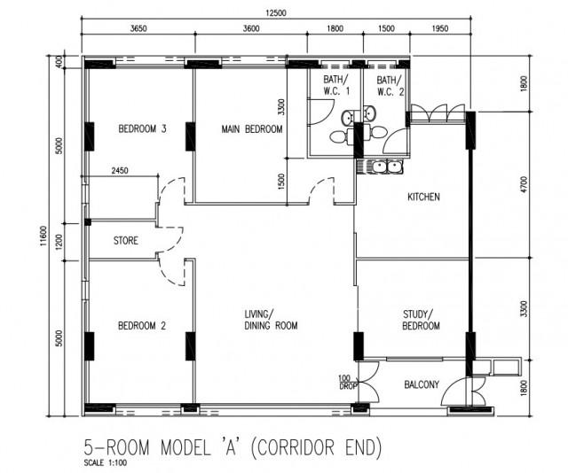 230 Pasir Ris Street 21 HDB Apartment For Sale, $7,100,0004 Bath 11 sqft $645,455.00 psf