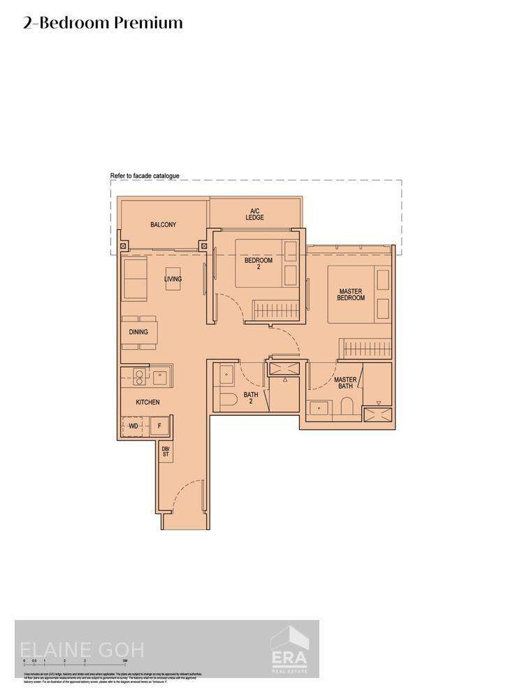 High Floor 2 Room 2 Bath Balcony 1km Great World and River Valley Pri!