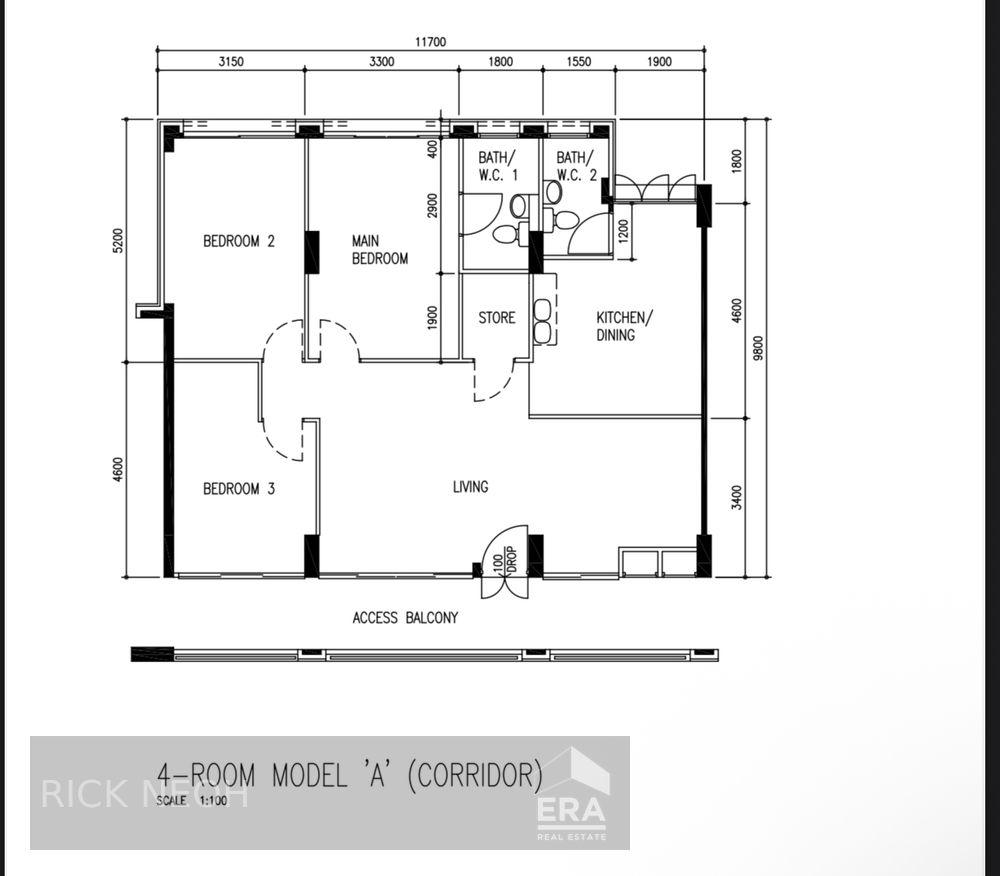 Cheap Cheap Cheap 4a Unit Near Tiong Bahru Mrt for Sale