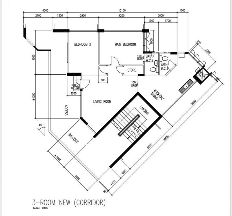 122 Yishun Street 11 HDB Apartment For Sale, $450,000, 2 Bed 2 Bath 721 sqft $624.00 psf