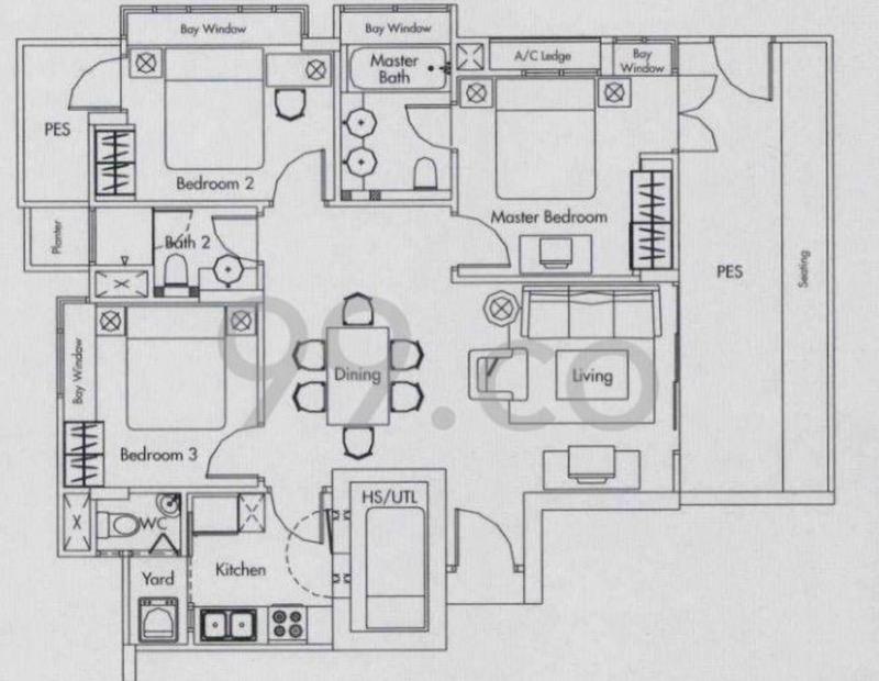 The Calypso Condominium For Sale, $2,500,000, 3 Bed 3 Bath 1,119 sqft $2,234.00 psf