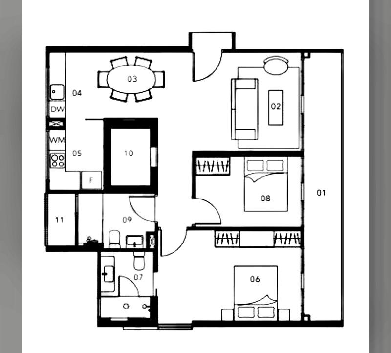Hijauan Apartment For Sale, $2,300,000, 2 Bed 2 Bath 1,001 sqft $2,298.00 psf