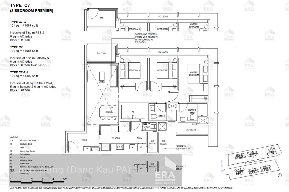 Rectangular 3 Bedder Layout Unit, Direct Developer Sale!