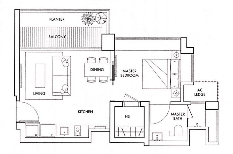 Spottiswoode Residences Condominium For Sale, $1,400,000, 1 Bed 1 Bath 592 sqft $2,365.00 psf