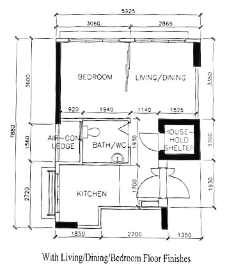 353A Anchorvale Lane HDB Apartment For Sale, $380,000, 1 Bed 1 Bath 409 sqft $929.00 psf