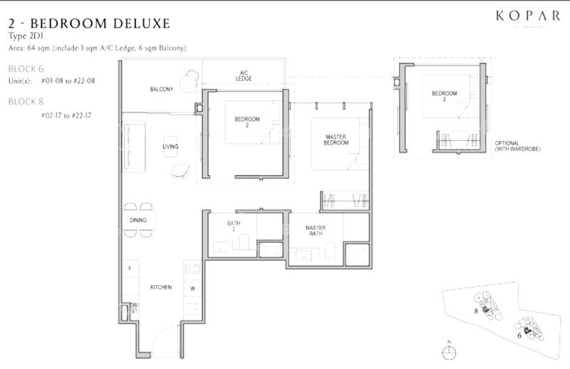 Kopar At Newton Condominium For Sale, $1,760,000, 2 Bed 2 Bath 689 sqft $2,554.00 psf