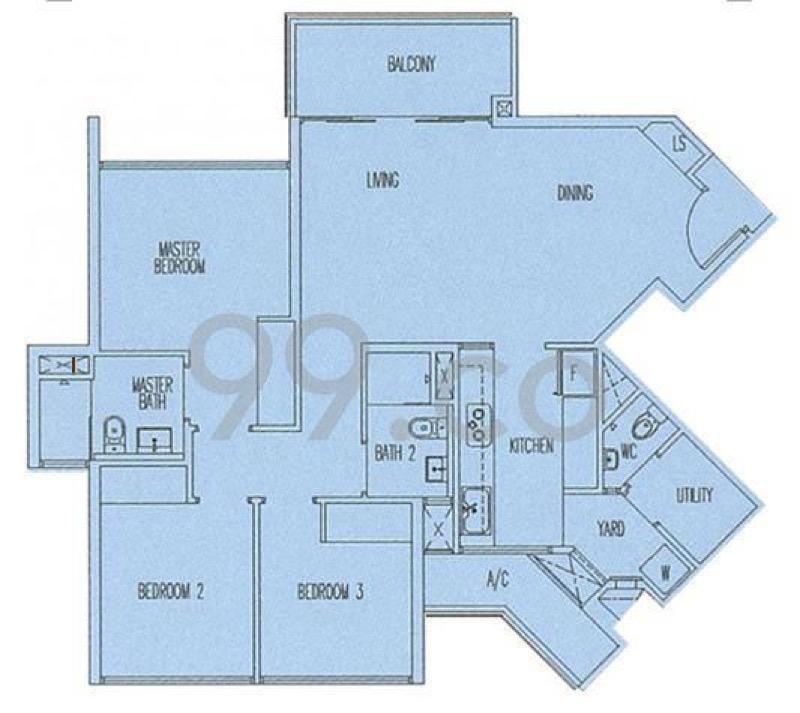 Eight Courtyards Condominium For Sale, $1,550,000, 3 Bed 2 Bath 1,087 sqft $1,426.00 psf