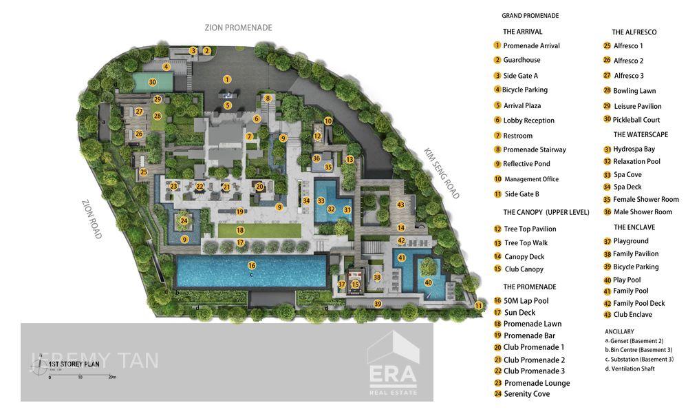 New Launch 3-bedroom at Promenade Peak, 1076 Sqft, Rare Layout