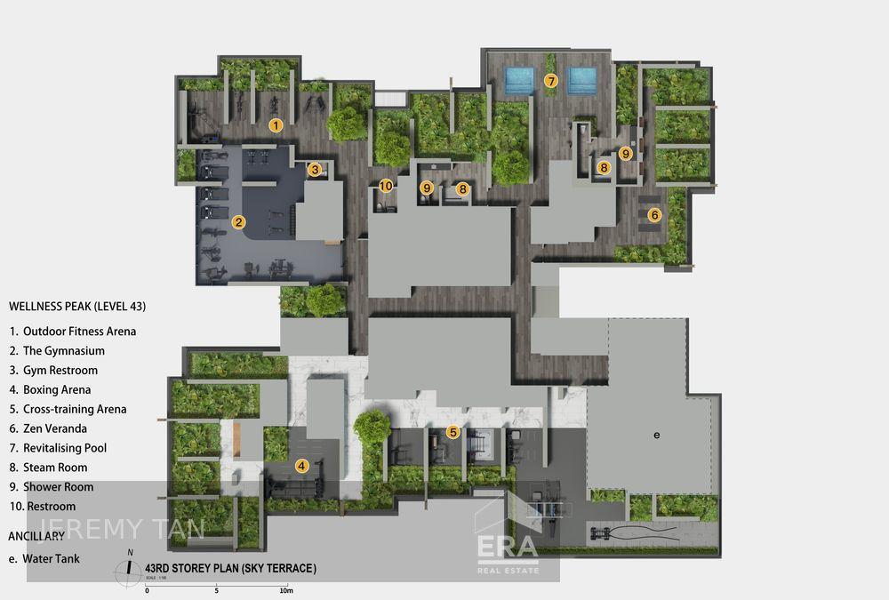 New Launch 3-bedroom at Promenade Peak, 1076 Sqft, Rare Layout