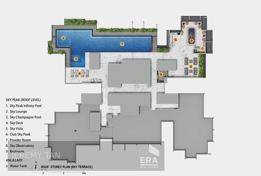 New Launch 3-bedroom at Promenade Peak, 1076 Sqft, Rare Layout
