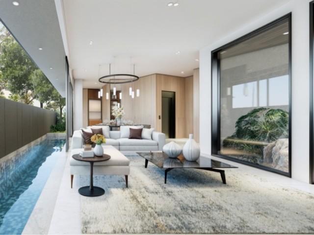 Prop-GPT: Terrace: D16 Upper East Coast TERRACES 3.5 Sty with Pool & Lift @ Meragi  4mins to MRT ?Eminence Landed?