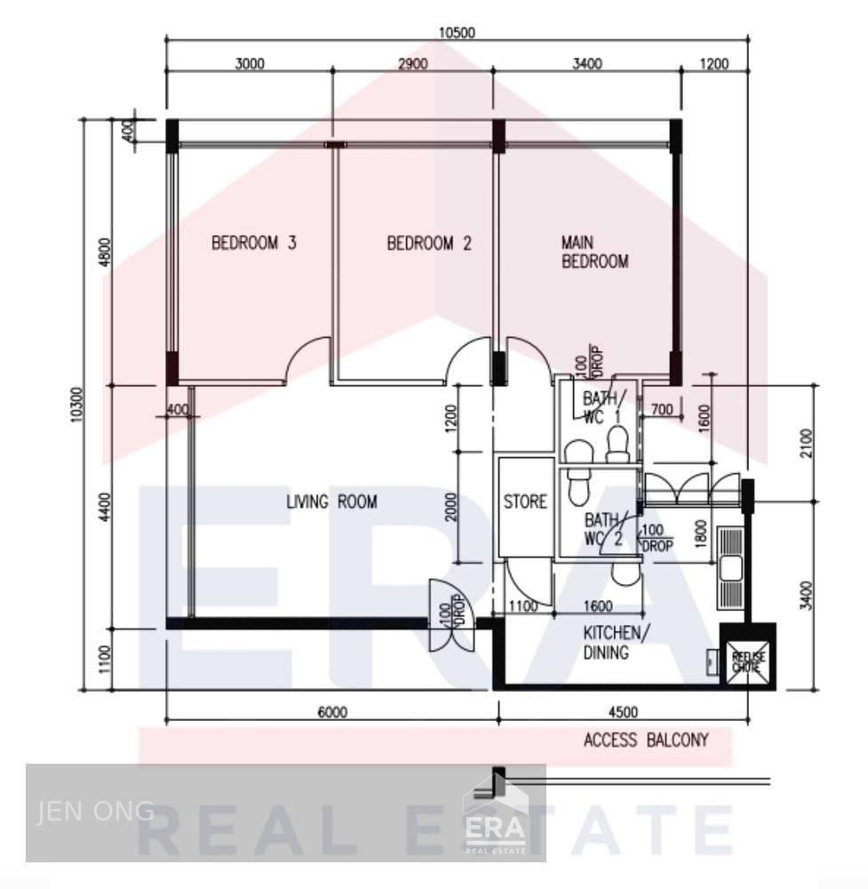 Spacious Corner Unit, Eunos Mrt
