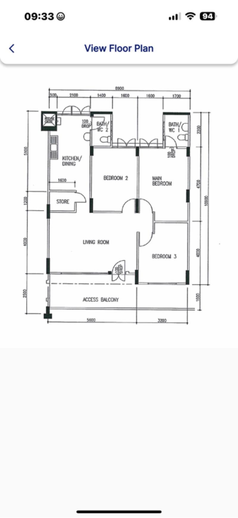 137 Simei Street 1 HDB Apartment For Sale, $540,000, 3 Bed 2 Bath 904 sqft $597.00 psf
