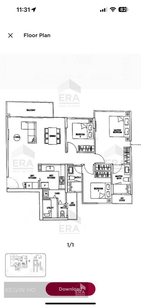 Tastefully Renovated Unit With Walk in Wardrobe