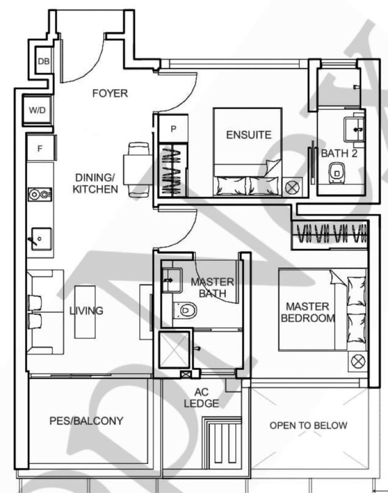 Sophia Hills Condominium For Sale, $1,538,000, 2 Bed 2 Bath 700 sqft $2,197.00 psf