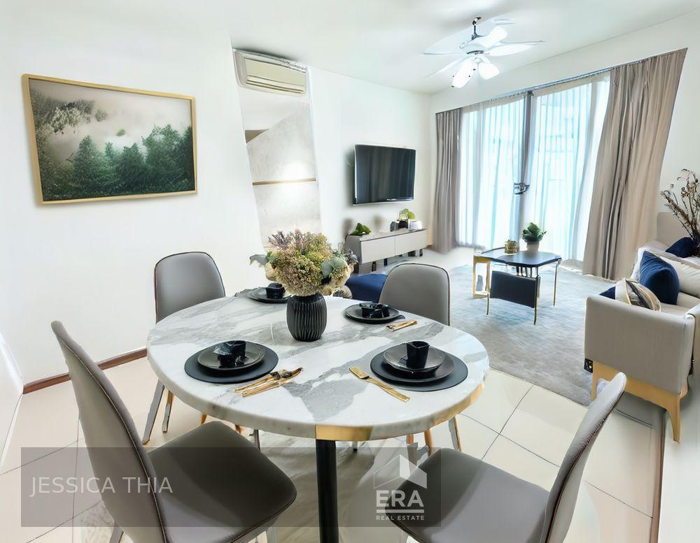Waterfront Waves, Generous 2 Rms, Balcony, 1 Household Shelter, Mrt