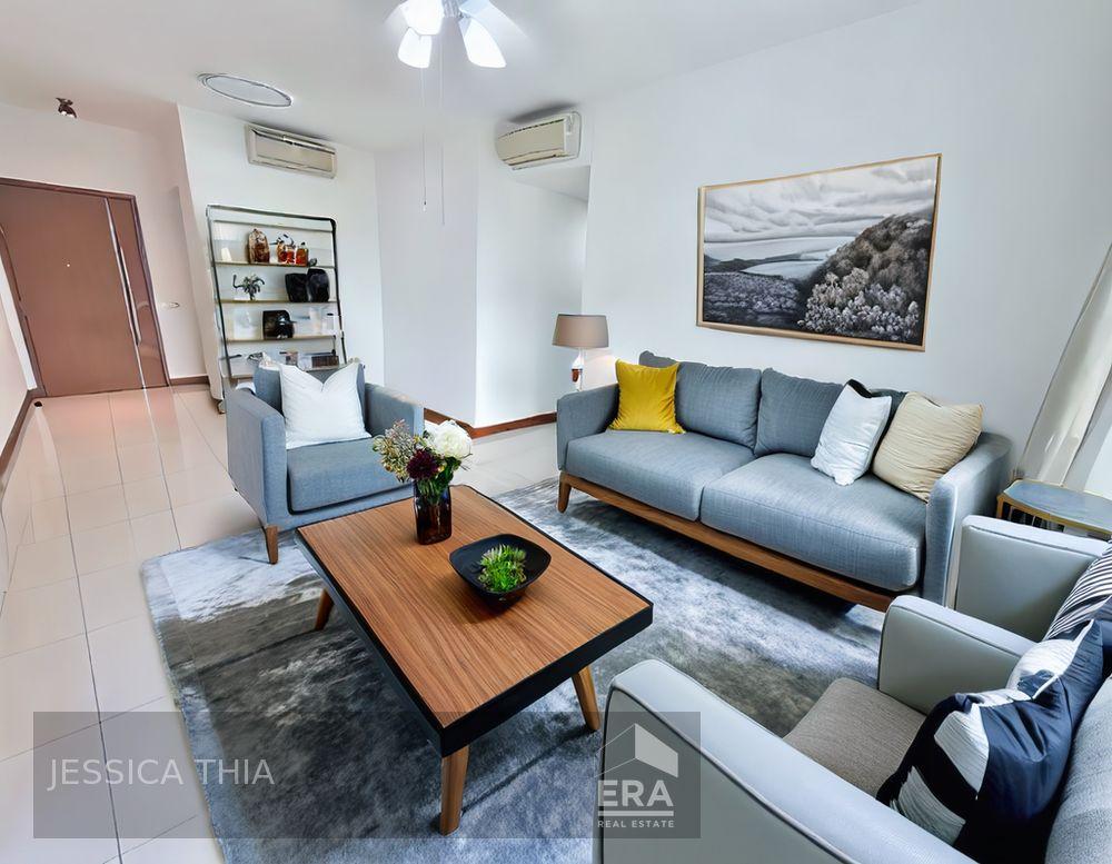 Waterfront Waves, Generous 2 Rms, Balcony, 1 Household Shelter, Mrt